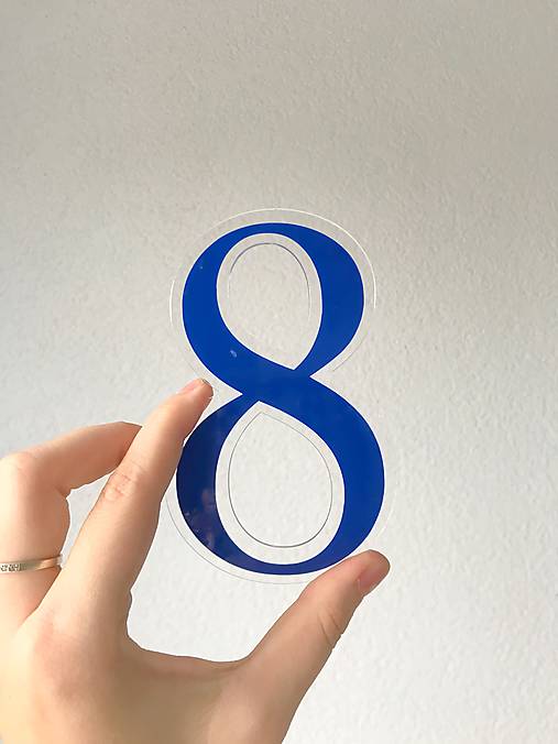 Dekorácie - Farebné akrylové číslo - zápich na tortu - 15008558_