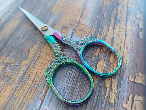 Vintage nožnice farebné