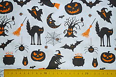 Textil - Látka Halloween - 15012655_