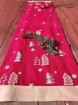 Úžitkový textil - Vianočný set - štóla, prestieranie, obliečky (Štóla) - 15011646_