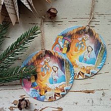 Dekorácie - Vianočná dekorácia Betlehem - 15010475_