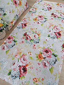Úžitkový textil - Štóla (Kvetinová 40 x 90 cm) - 15016875_