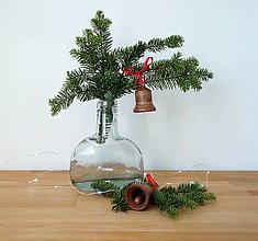 Dekorácie - Vianočný zvonček (Hnedá) - 15017153_