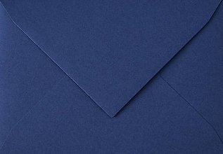 Papiernictvo - Kráľovská modrá obálka matná - B6 125 x 175 mm - 15015972_