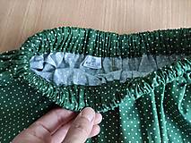 Detské oblečenie - Detská suknička s folklórnou stuhou (zelená) - 15014230_