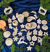 Dekorácie - Jesmonite vianočné ozdoby - 15016513_