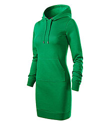 Polotovary - Dámske mikinové šaty SNAP trávová zelená 16 - 15015335_
