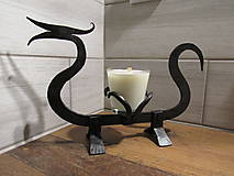 Svietidlá - Svietnik drak - 15016548_