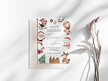 Papiernictvo - Vianočná pozvánka Rozprávkové Vianoce - 15019964_