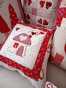 Úžitkový textil - Vankúše "Vianočná rozprávka" - 15020324_