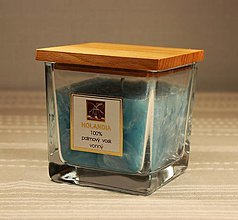 Svietidlá a sviečky - Sviečka v skle - Lipa + NIVEA - 15020416_