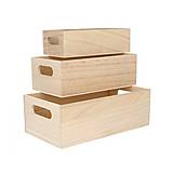 Polotovary - Set troch drevených boxov A14001473 - 15020093_