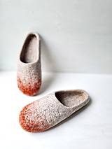 Ponožky, pančuchy, obuv - Dámske vlnené papuče - ONA - Jarabina - 15023080_
