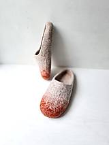 Ponožky, pančuchy, obuv - Dámske vlnené papuče - ONA - Jarabina - 15023116_