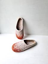 Ponožky, pančuchy, obuv - Dámske vlnené papuče - ONA - Jarabina - 15023118_
