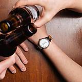 Náramky - Drevené hodinky dámske Bierzeit - 15022327_