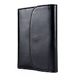 Peňaženky - Kožená dámska peňaženka z pravej kože, čierna - 15026796_