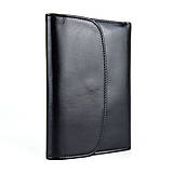Peňaženky - Kožená dámska peňaženka z pravej kože, čierna - 15026802_