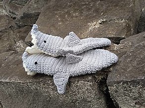 Ponožky, pančuchy, obuv - Detský žralok - 15026479_