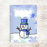 Papiernictvo - Zimný (skoro) vianočný zápisníček - 15028641_