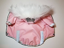 Pre zvieratá - softshellová bunda s reflexnými prvkami, ružovo strieborná - 15029787_