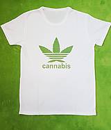Pánske oblečenie - Tričko "Cannabis" - 15029878_