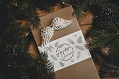 Dekorácie - Anjelske Vianoce - ZLATÝ SET v krabičke - 15030255_