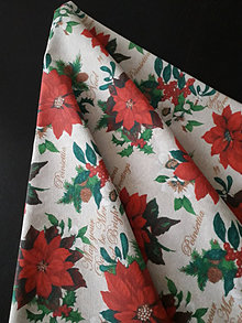 Úžitkový textil - Vianočný obrus okrúhly - priemer 134 cm - 15035126_
