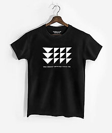 Pánske oblečenie - Pánske tričko D. Jurkovič – Geometrický vzor domov vo Zvolene - 15033044_