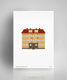 Grafika - Print D. Jurkovič – Nájomné domy vo Zvolene - 15033486_