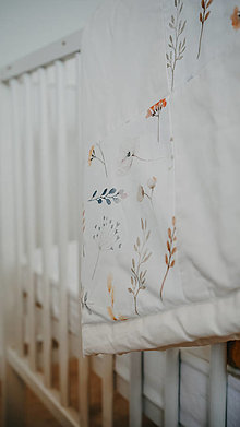 Detský textil - Patchwork deka pre deti (Lúčne kvietky) - 15034469_