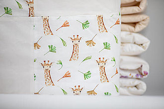 Detský textil - Patchwork deka pre deti (Žirafa) - 15034490_