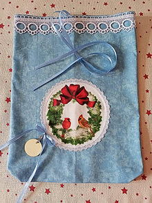 Úžitkový textil - Mikulášske vrecko SET 3 kusy - 15038953_