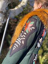 Bundy a kabáty - Ručne maľovaný kabát  - 15038547_