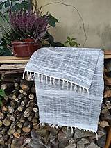 Úžitkový textil - Ručne tkané prestieranie, behúň na stôl 45x100cm - 15040978_