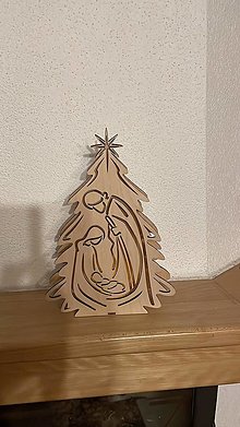Dekorácie - Vianočný stromček  - Božia rodina. - 15041019_