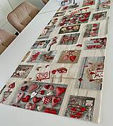 Úžitkový textil - Vianočná štóla - behúň, rôzne vzory - 15043139_