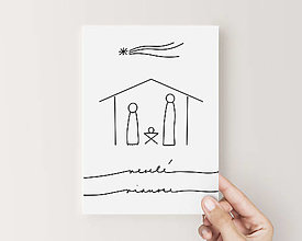 Papiernictvo - Vianočná pohľadnica - Betlehem - 15044701_