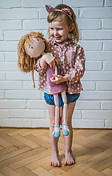 Hračky - Veľká háčkovaná bábika - 15042597_