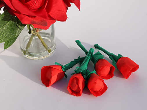 Lízatká ala ružičky pre svadobčanov (s visačkou natur)