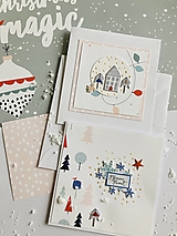 Papiernictvo - Vianočné minimalistické pohľadnice - 15048776_