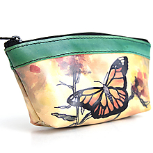 Taštičky - Ručne maľované kozmetické púzdro s motívom Motýľa - 15051813_