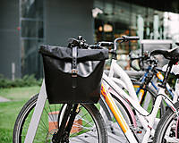 Batohy - Čierna taška na bicykel a batoh. Dva v jednom. - 15052226_