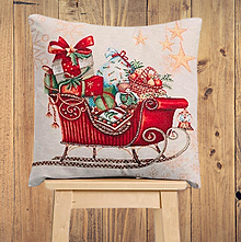 Úžitkový textil - Vianočná obliečka na vankúš - 15052511_