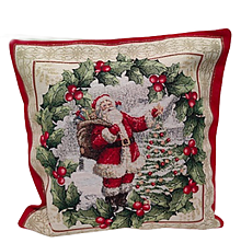 Úžitkový textil - Vianočná obliečka na vankúš - 15053097_