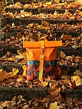 Batohy - Roll top batoh L „ jeseň v meste “ - 15057113_