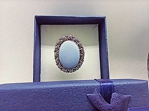 Prstene - Prsteň silver Ag 925/Jaspis - 15054234_