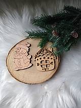 Polotovary - Vianočné ozdoby na stromček - 15054760_