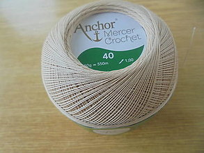 Galantéria - Priadza ANCHOR ARTISTE Mercer Crochet 40 - 15060003_