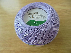 Galantéria - Priadza ANCHOR ARTISTE Mercer Crochet 40 - 15060031_